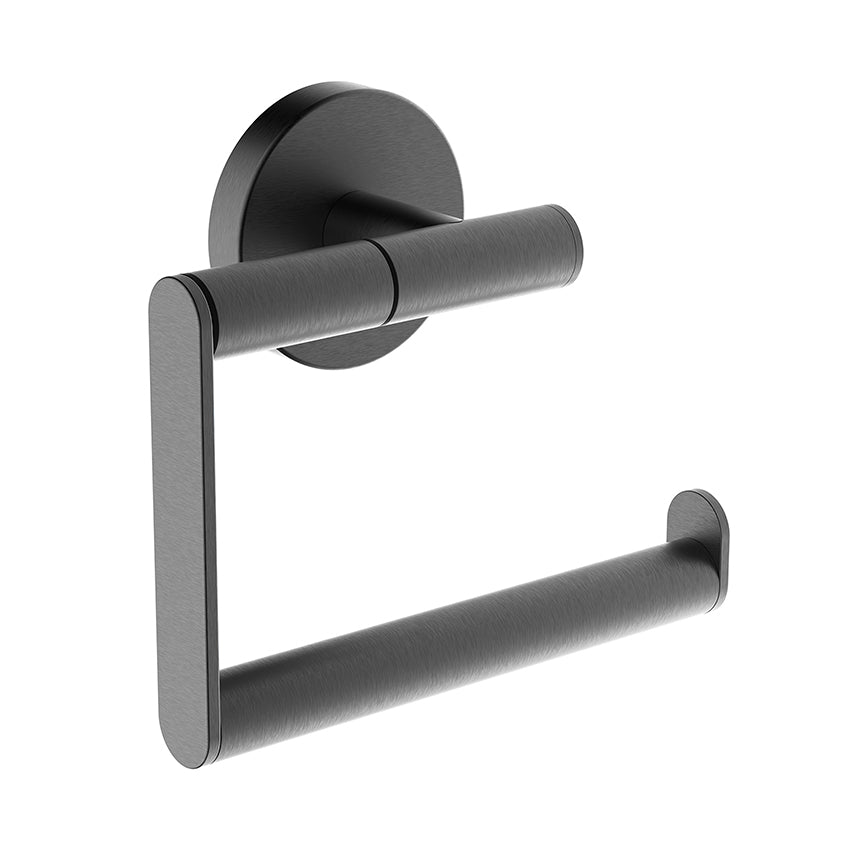Wiesbaden Alonzo toiletrolhouder zonder klep PVD Gunmetal - productfoto