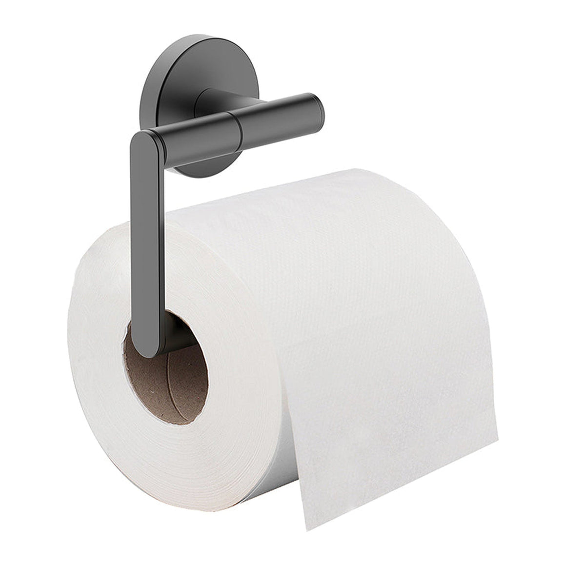 Wiesbaden Alonzo toiletrolhouder zonder klep PVD Gunmetal - productfoto