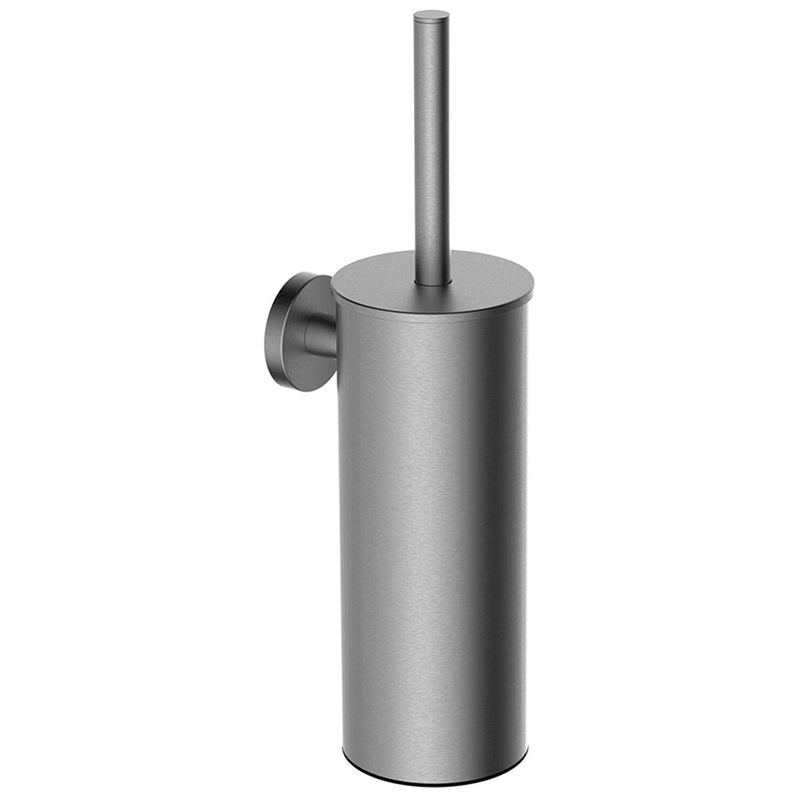 Wiesbaden Alonzo toiletborstel met houder RVS geborsteld - productfoto