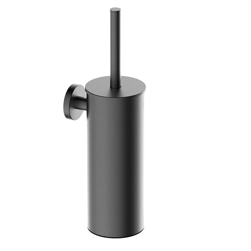 Wiesbaden Alonzo toiletborstel met houder PVD Gunmetal - productfoto