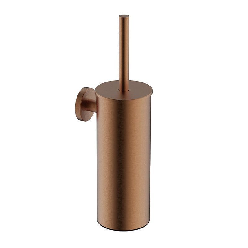Wiesbaden Alonzo toiletborstel met houder geborsteld brons koper PVD - productfoto