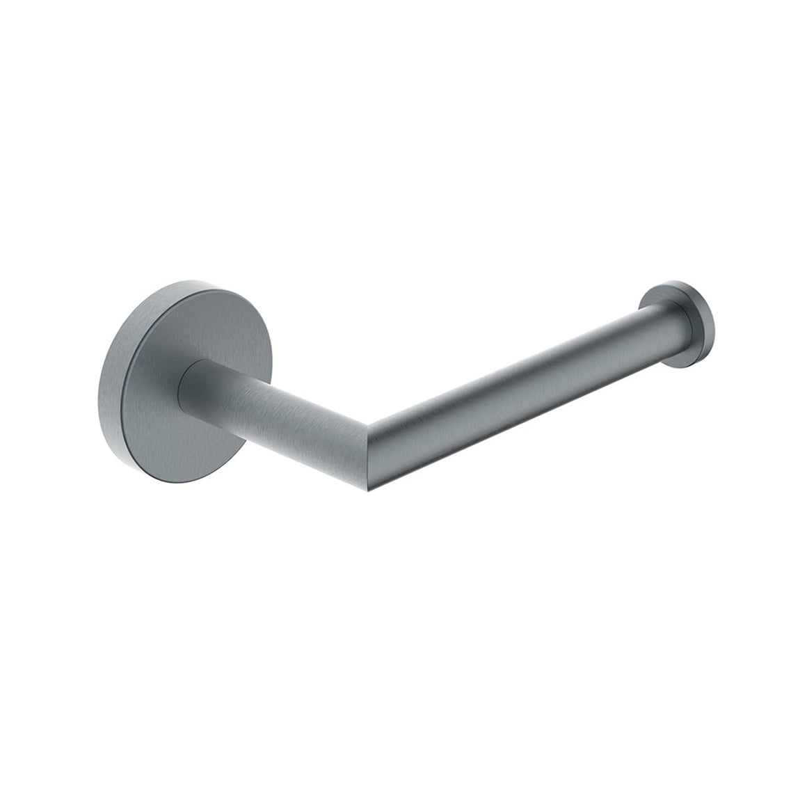 Wiesbaden Alonzo toiletrolhouder met vaste arm PVD Gunmetal - productfoto