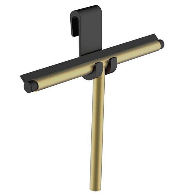 Wiesbaden Alonzo raamwisser met flexibele glashaak PVD Geborsteld messing - productfoto