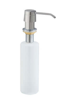 Distributeur de savon encastré en acier brossé plastique Wiesbaden 250 Ml