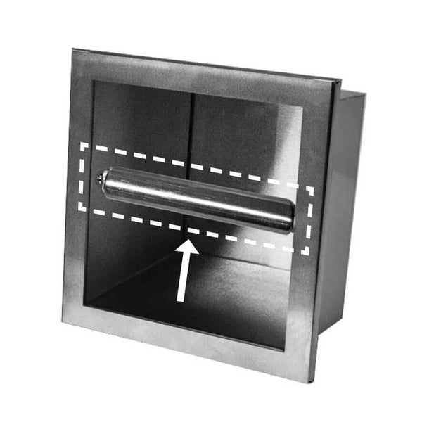 Porte-rouleau de papier toilette Rocko avec ressort