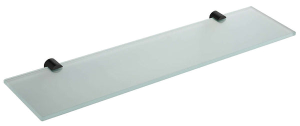 Wiesbaden Ida Glasplank 52x14 cm in Zwart