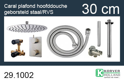Wiesbaden Wiesbaden one pack inbouwthermostaatset rond type gs 203 GS (30cm) - sfeerbeeld