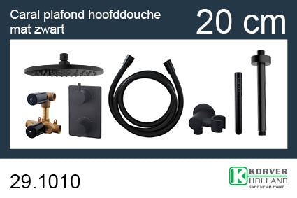 Wiesbaden one pack inbouwthermostaatset rond type mz