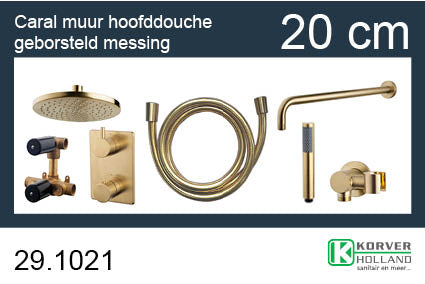 Wiesbaden one pack inbouwthermostaatset rond type gm