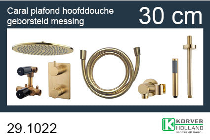Wiesbaden Wiesbaden one pack inbouwthermostaatset rond type gm 403 GM (30cm) - sfeerbeeld