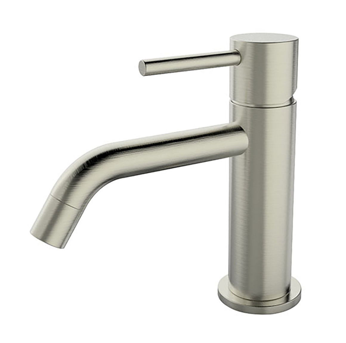 Wiesbaden Style wastafelkraan geborsteld staal - productfoto