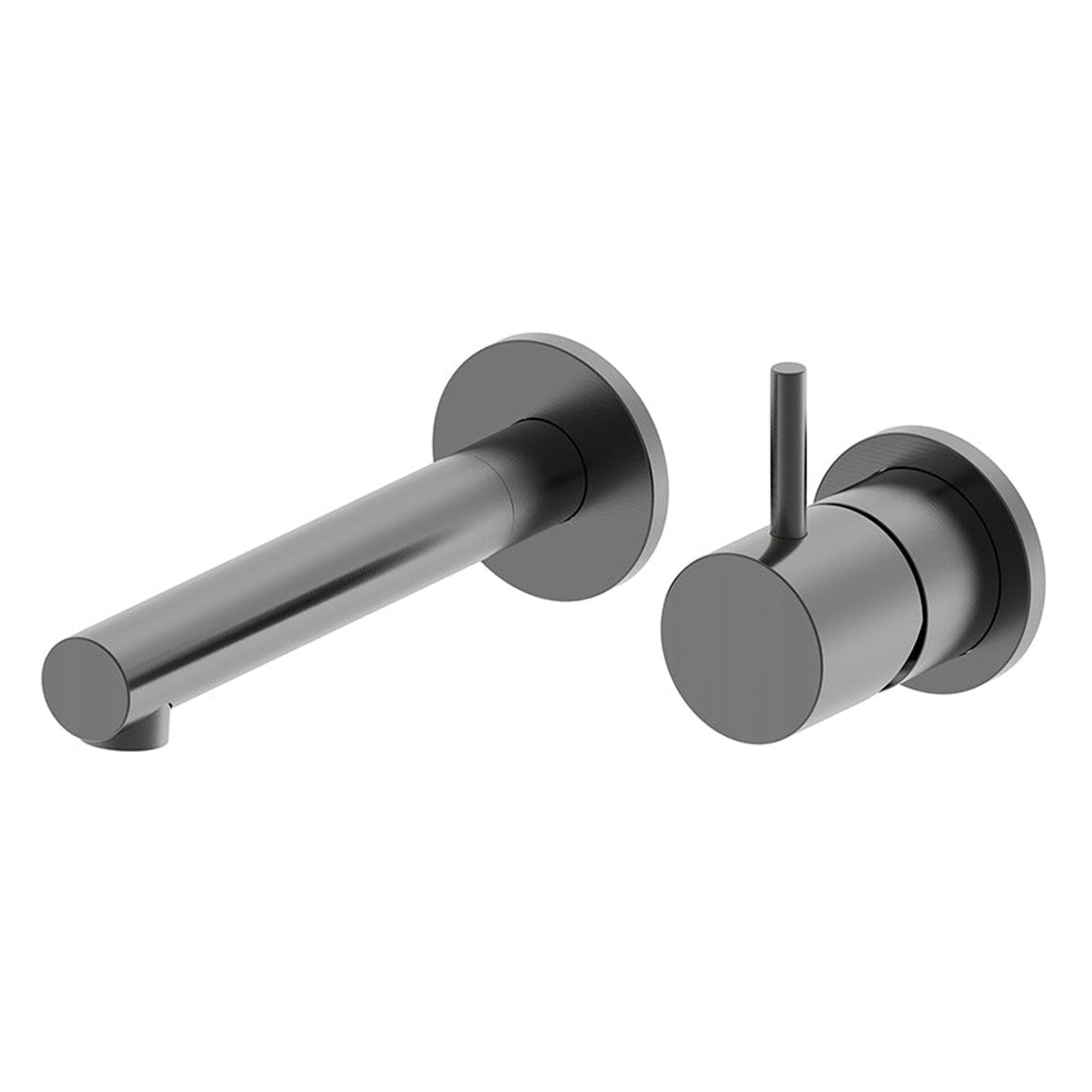 Wiesbaden Style wastafelkraan inbouw PVD gunmetal - productfoto