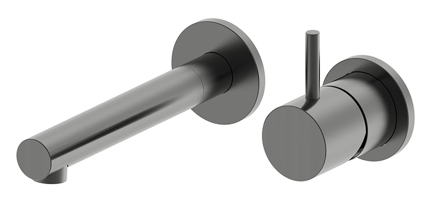 Wiesbaden Style wastafelkraan inbouw PVD gunmetal - productfoto