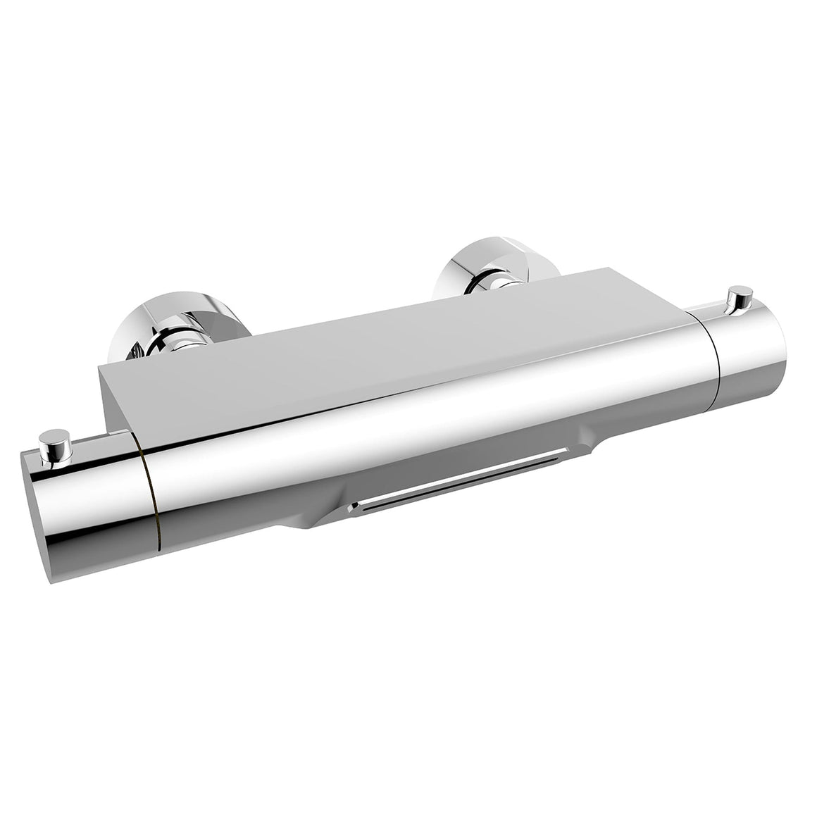Wiesbaden Style thermostatische badmengkraan waterval Chroom - productfoto