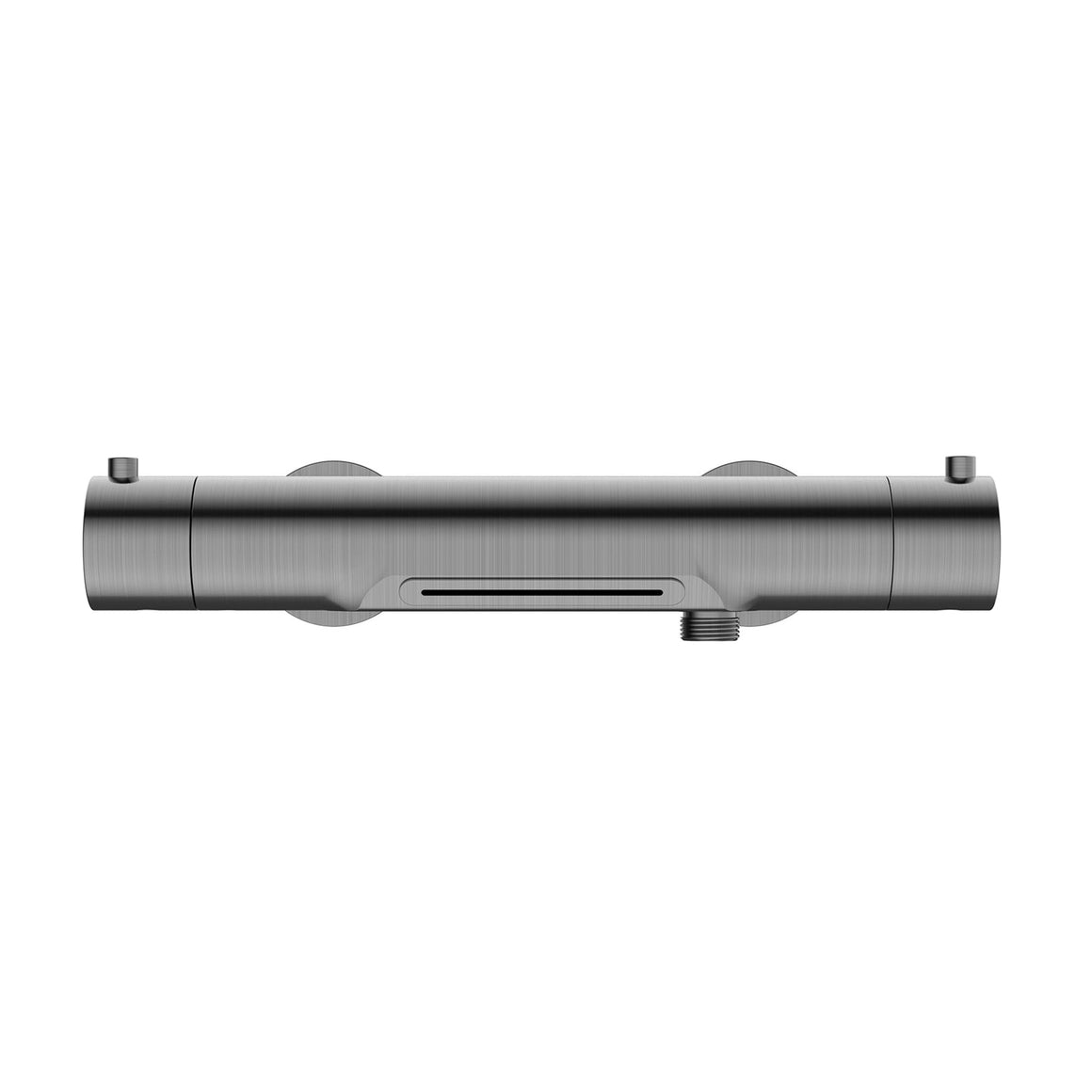 Wiesbaden Style thermostatische badmengkraan waterval gunmetal - productfoto