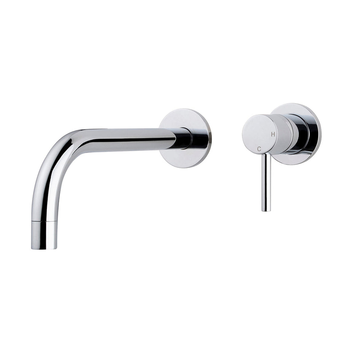 Wiesbaden Caral Slim afbouwdeel eenhendel wastafelkraan met coldstart Chroom - productfoto