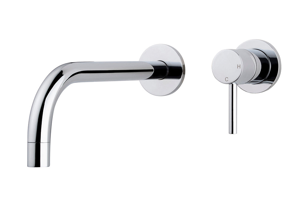 Wiesbaden Caral Slim afbouwdeel eenhendel wastafelkraan met coldstart Chroom - productfoto