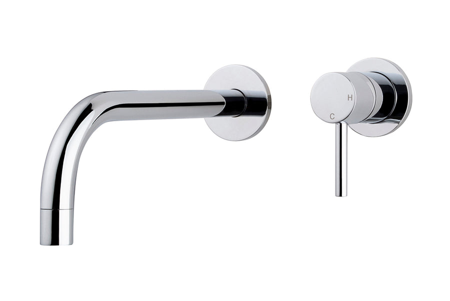 Wiesbaden Caral Slim afbouwdeel eenhendel wastafelkraan met coldstart Chroom - productfoto