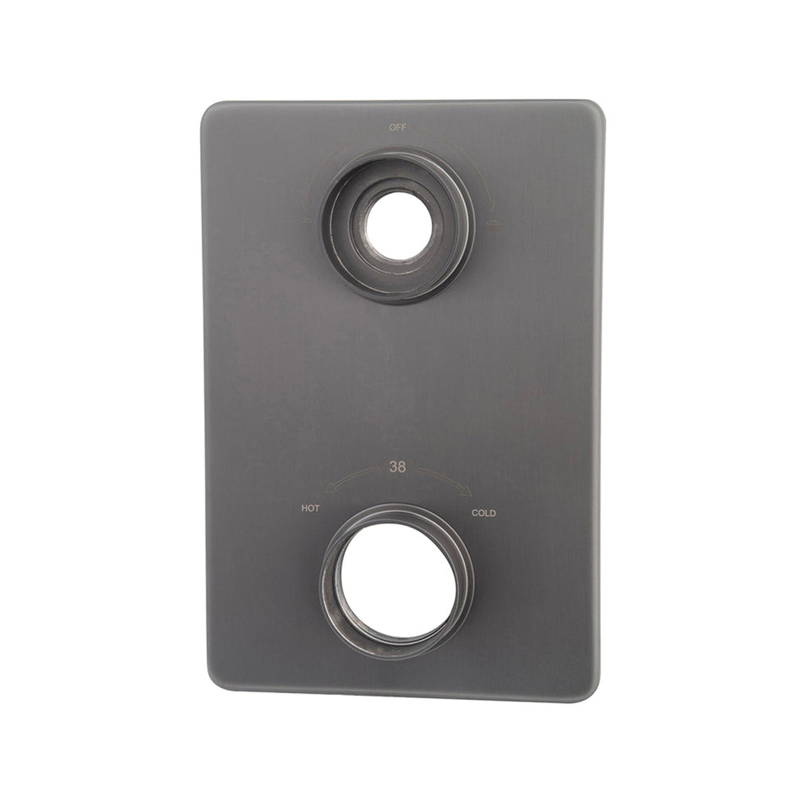 Wiesbaden Caral verlengset afbouwdeel 2 weg Gunmetal - productfoto