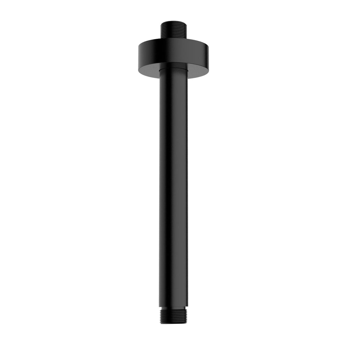 Wiesbaden UniMatch douchearm met plafondbevestiging 20 cm / Mat zwart - productfoto