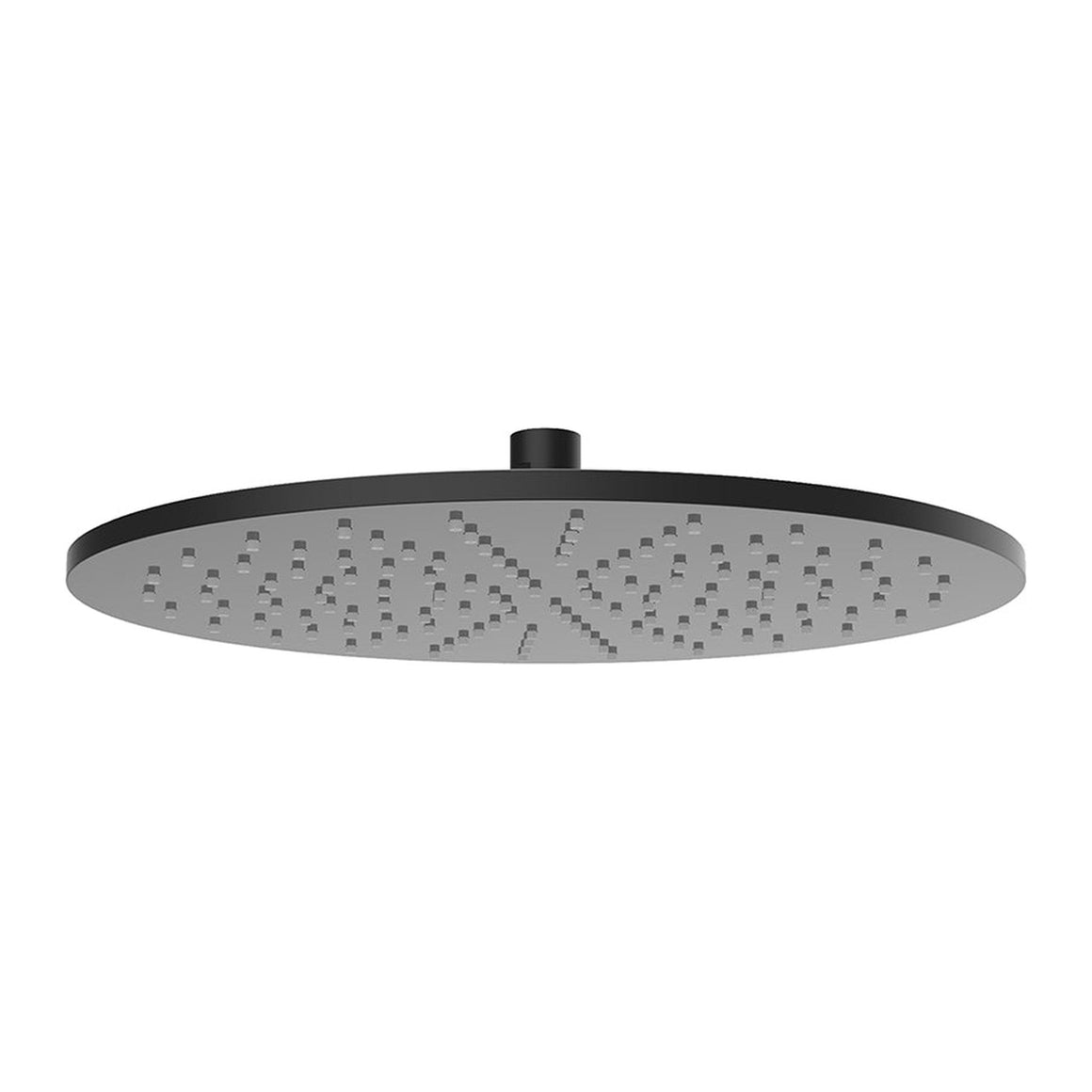 Wiesbaden UniMatch hoofddouche rond 30 x 0,8 cm / Mat zwart - productfoto