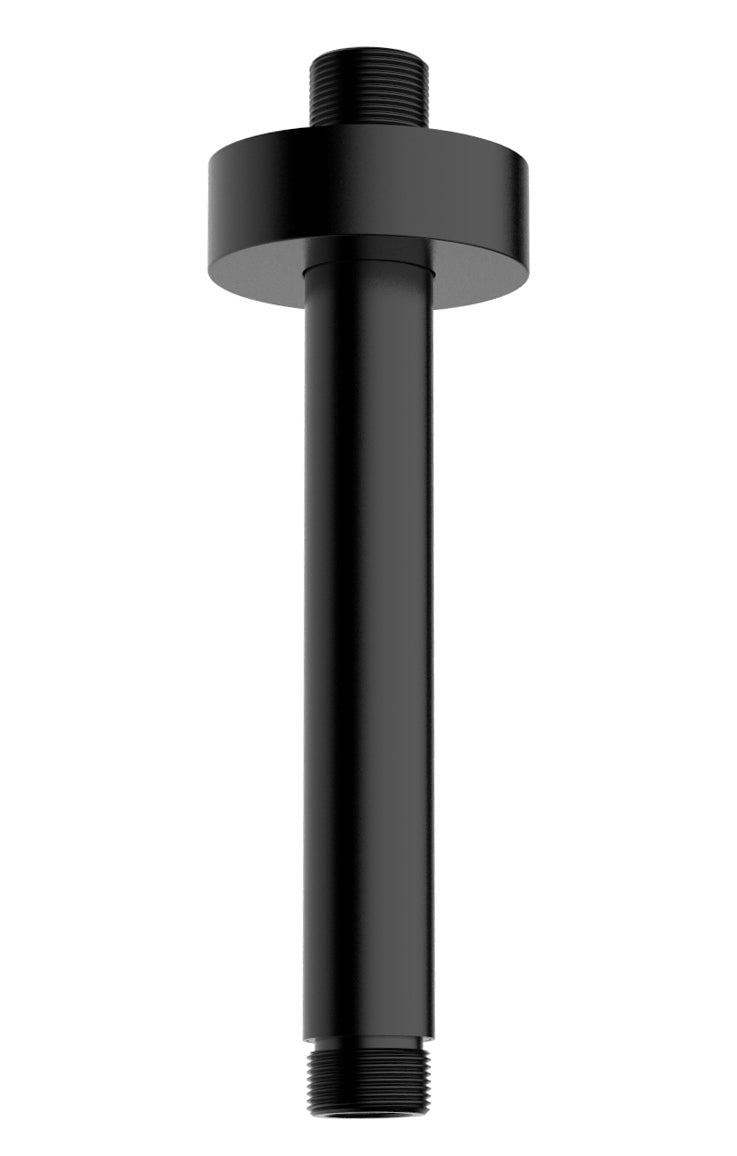 Wiesbaden UniMatch douchearm met plafondbevestiging 30 cm / Mat zwart - productfoto