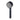 Wiesbaden UniMatch Cadans handdouche Mat zwart - productfoto