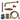 Wiesbaden Caral inbouwthermostaat compleet met hoofddouche en staafhanddouche 25 cm - productfoto