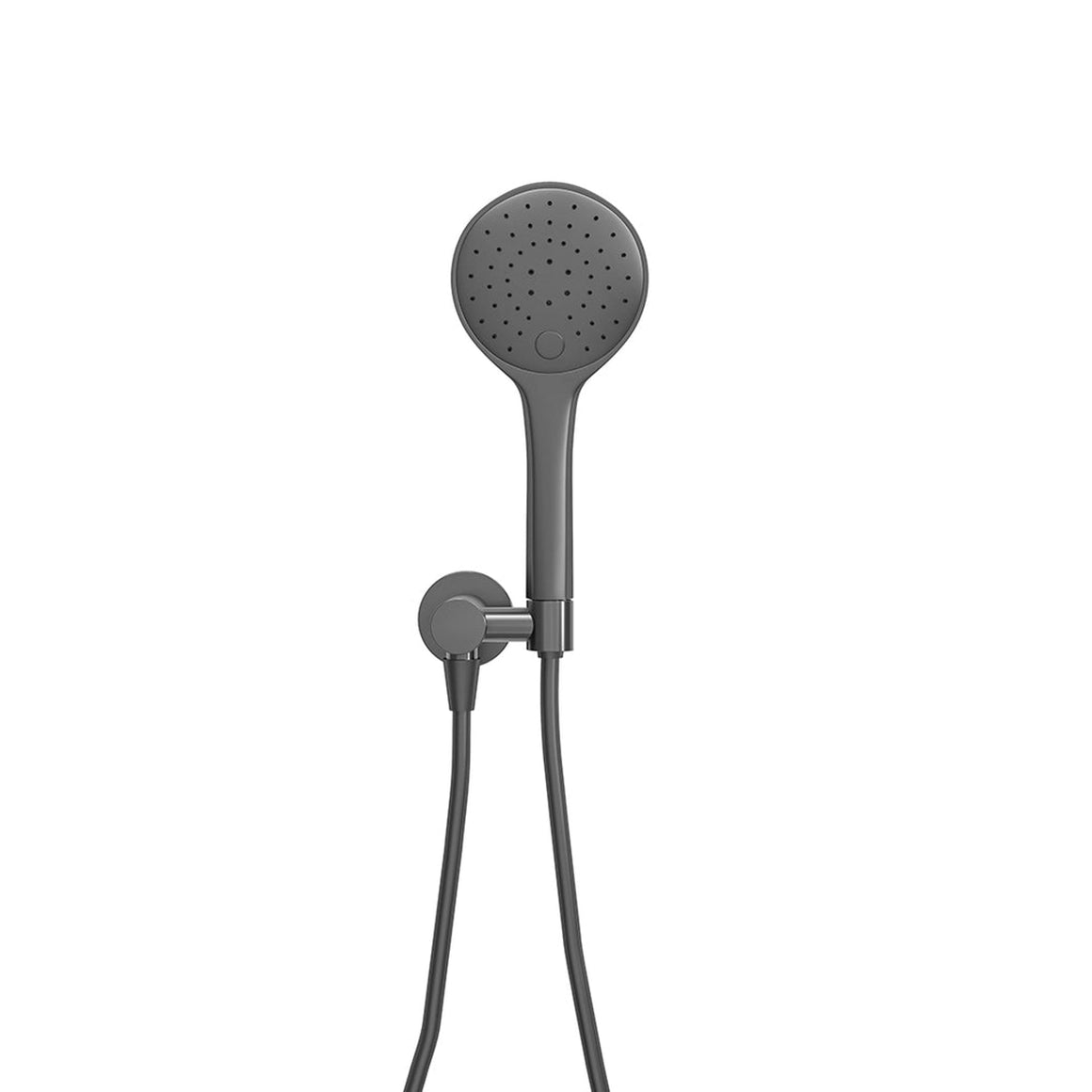Wiesbaden UniMatch handdoucheset met wandaansluitbocht Gunmetal - productfoto