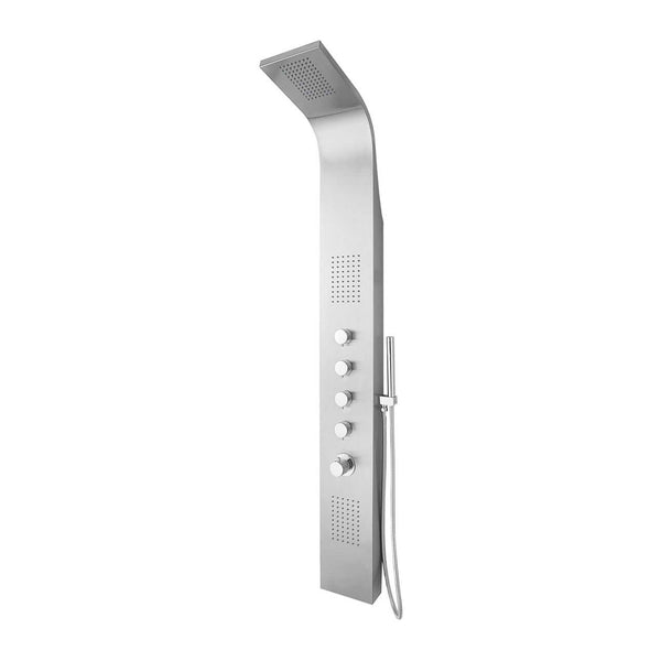 Xellanz Huron thermostatische douchekolom 165×20 cm RVS