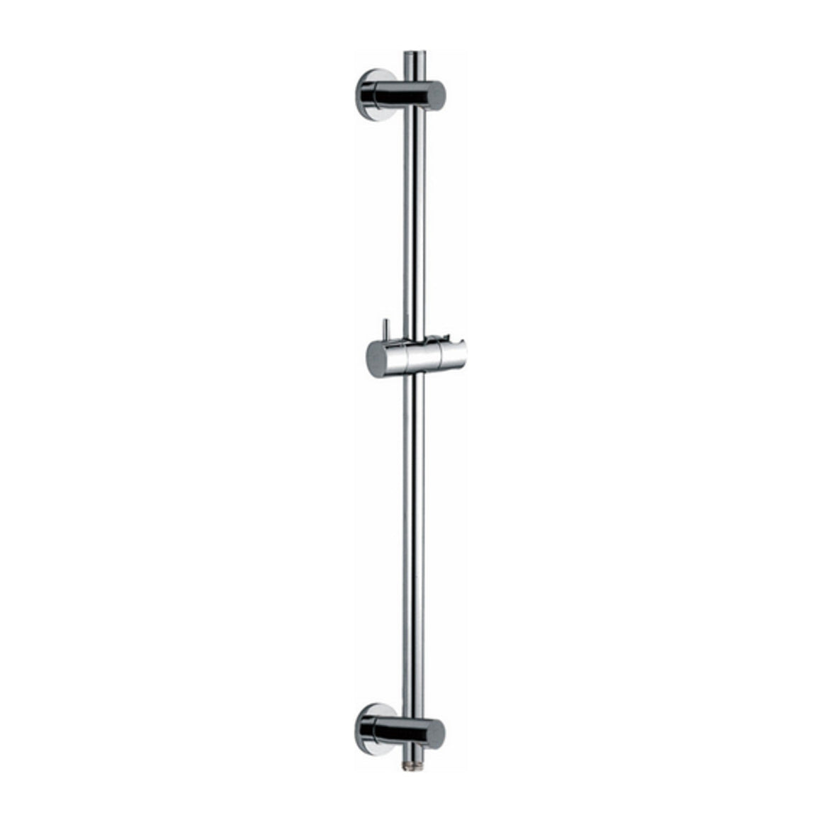 Wiesbaden Caral inbouw regendoucheset thermostatisch 2-weg rechthoekig met Beam hoofddouche, glijstang en staafhanddouche Chroom - productfoto