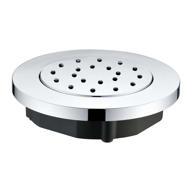 Douche latérale réglable encastrée ronde 13,5 cm chrome