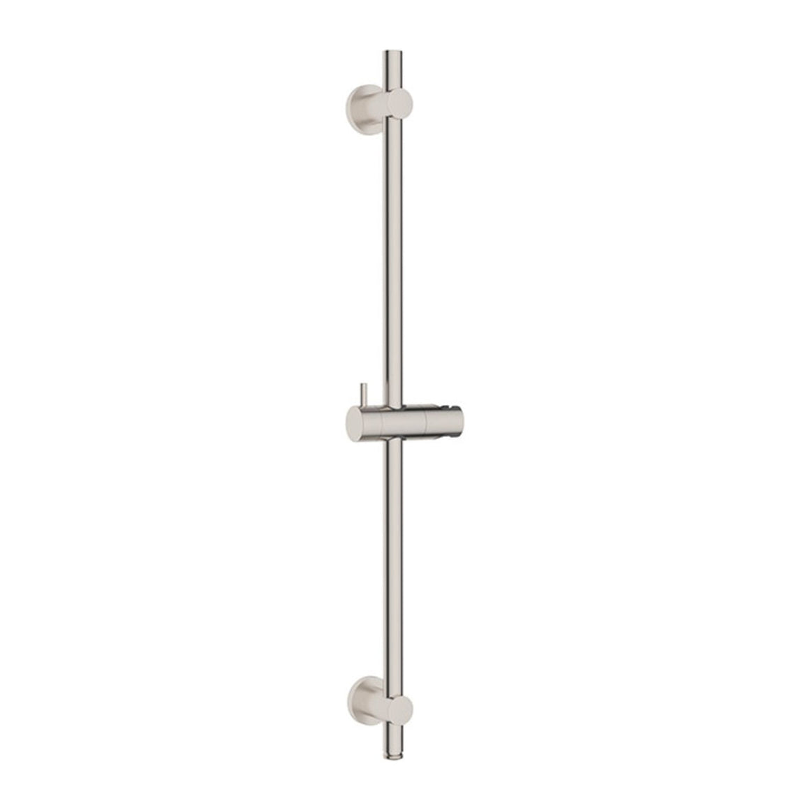 Wiesbaden Caral inbouw regendoucheset thermostatisch 2-weg rechthoekig met Beam hoofddouche, glijstang en staafhanddouche Geborsteld staal - productfoto