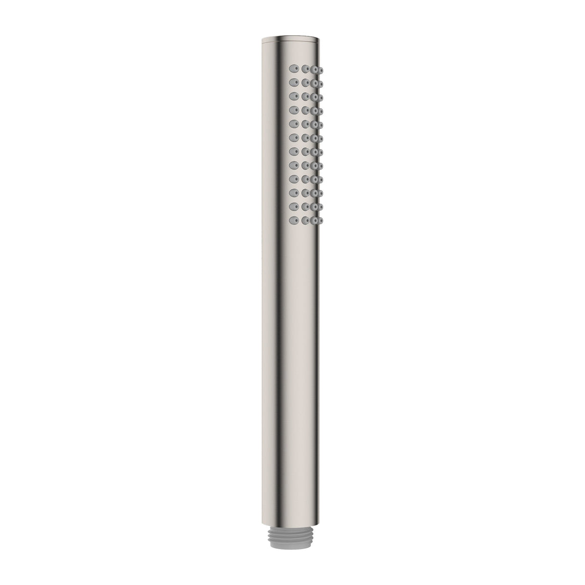 Wiesbaden Caral inbouw regendoucheset thermostatisch 2-weg rechthoekig met Beam hoofddouche, glijstang en staafhanddouche Geborsteld staal - productfoto