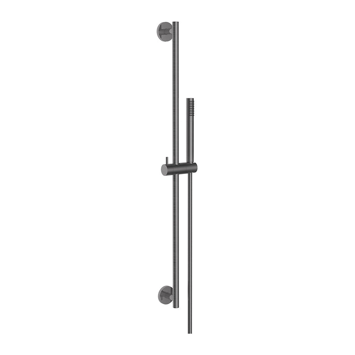 Wiesbaden UniMatch glijstangset met staafhanddouche gunmetal - productfoto