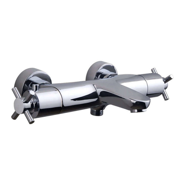 Mitigeur thermostatique de baignoire chrome Cross