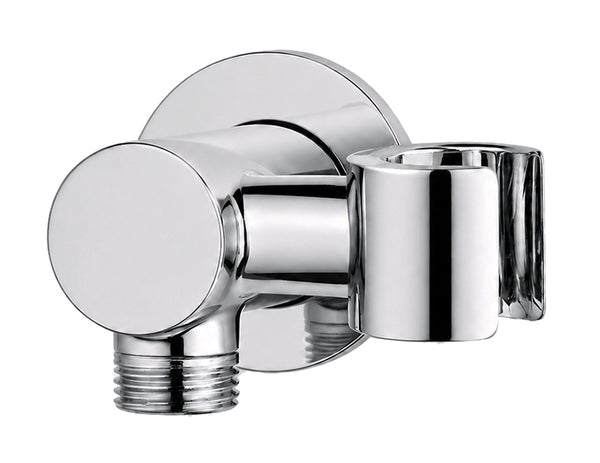 Wiesbaden UniMatch wandaansluitbocht met kantelbare handdouchehouder rond