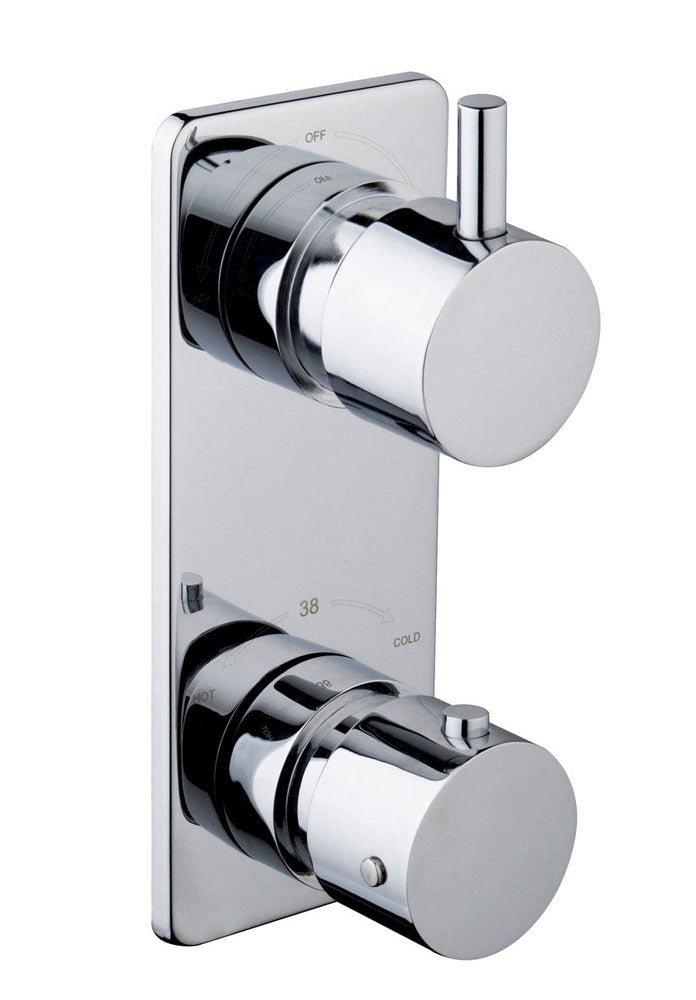 Xellanz Xellanz rivaro inbouwthermostaat weg 2 weg chroom - productfoto