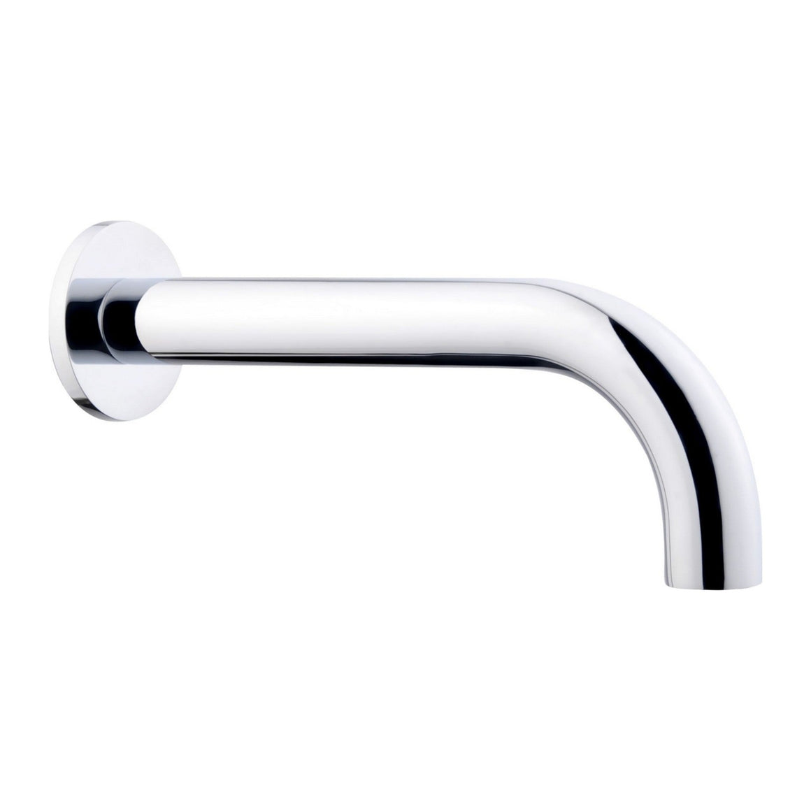 Wiesbaden Caral inbouw badthermostaatset met 2 stopkranen, baduitloop en 3-standen handdouche Chroom - productfoto