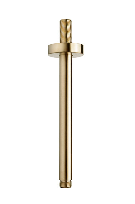 Wiesbaden UniMatch douchearm met plafondbevestiging PVD 20 cm / Geborsteld messing - productfoto