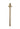 Wiesbaden UniMatch douchearm met plafondbevestiging PVD 30 cm / Geborsteld messing - productfoto