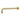 Wiesbaden UniMatch douchearm met muurbevestiging PVD 45 cm / Geborsteld messing - productfoto