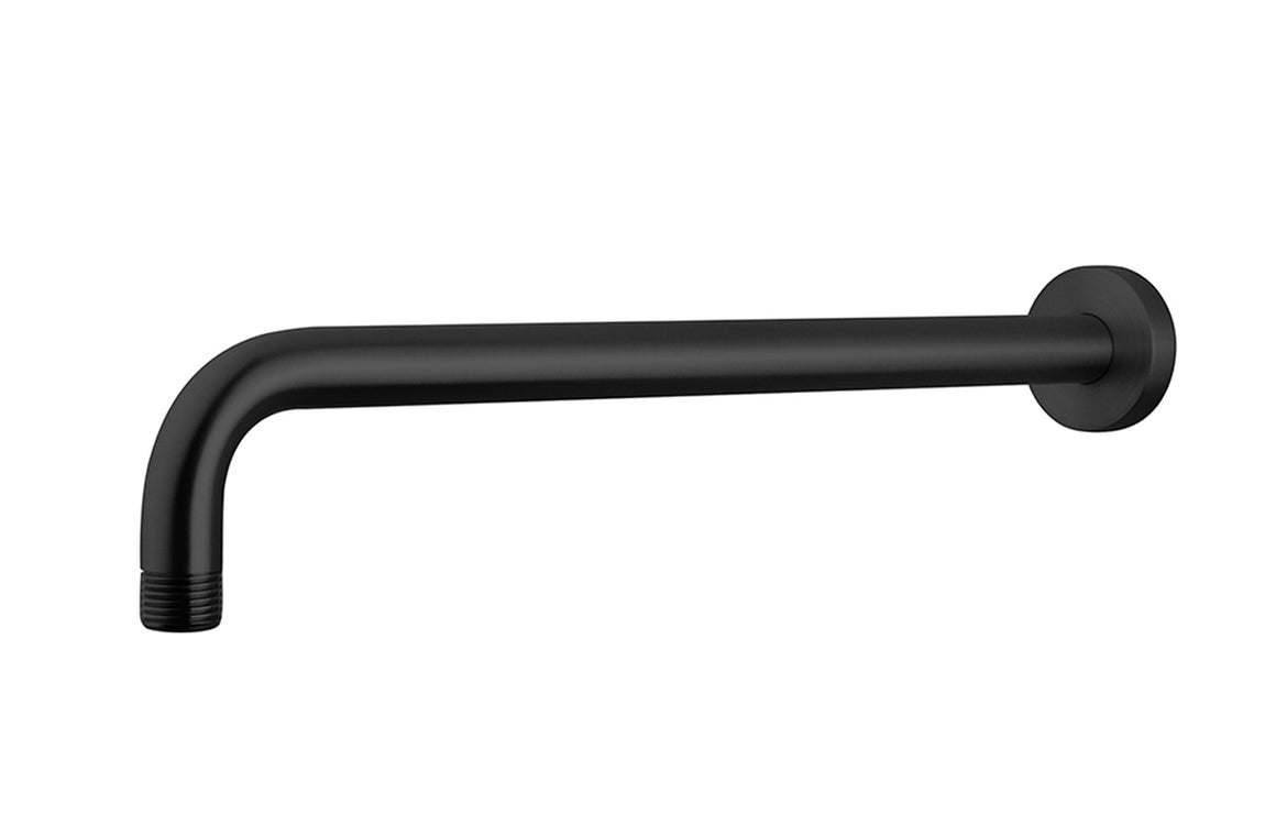 Wiesbaden UniMatch douchearm met muurbevestiging 35 cm / Mat zwart - productfoto
