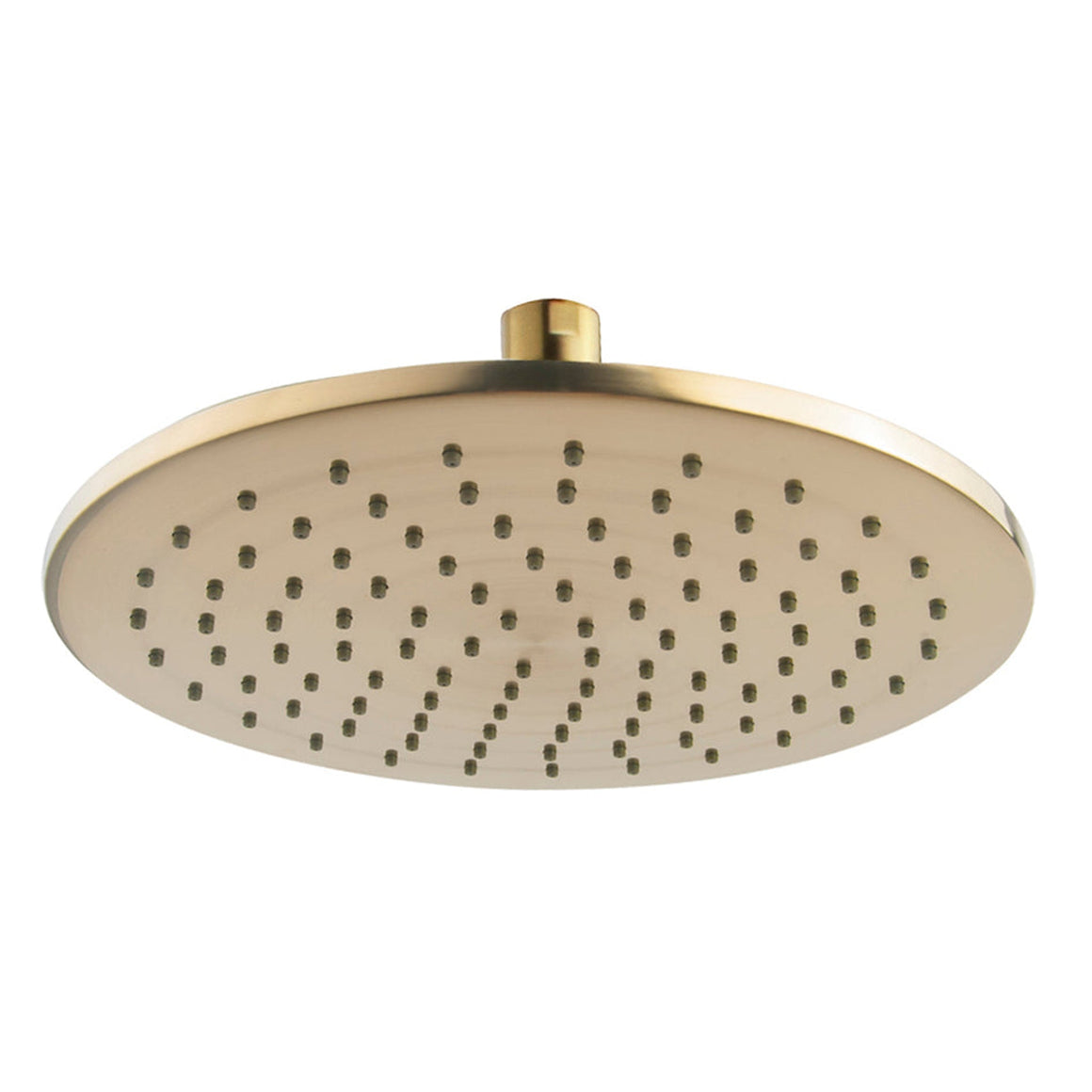 Wiesbaden UniMatch hoofddouche rond PVD 25 x 0,8 cm / Geborsteld messing - productfoto