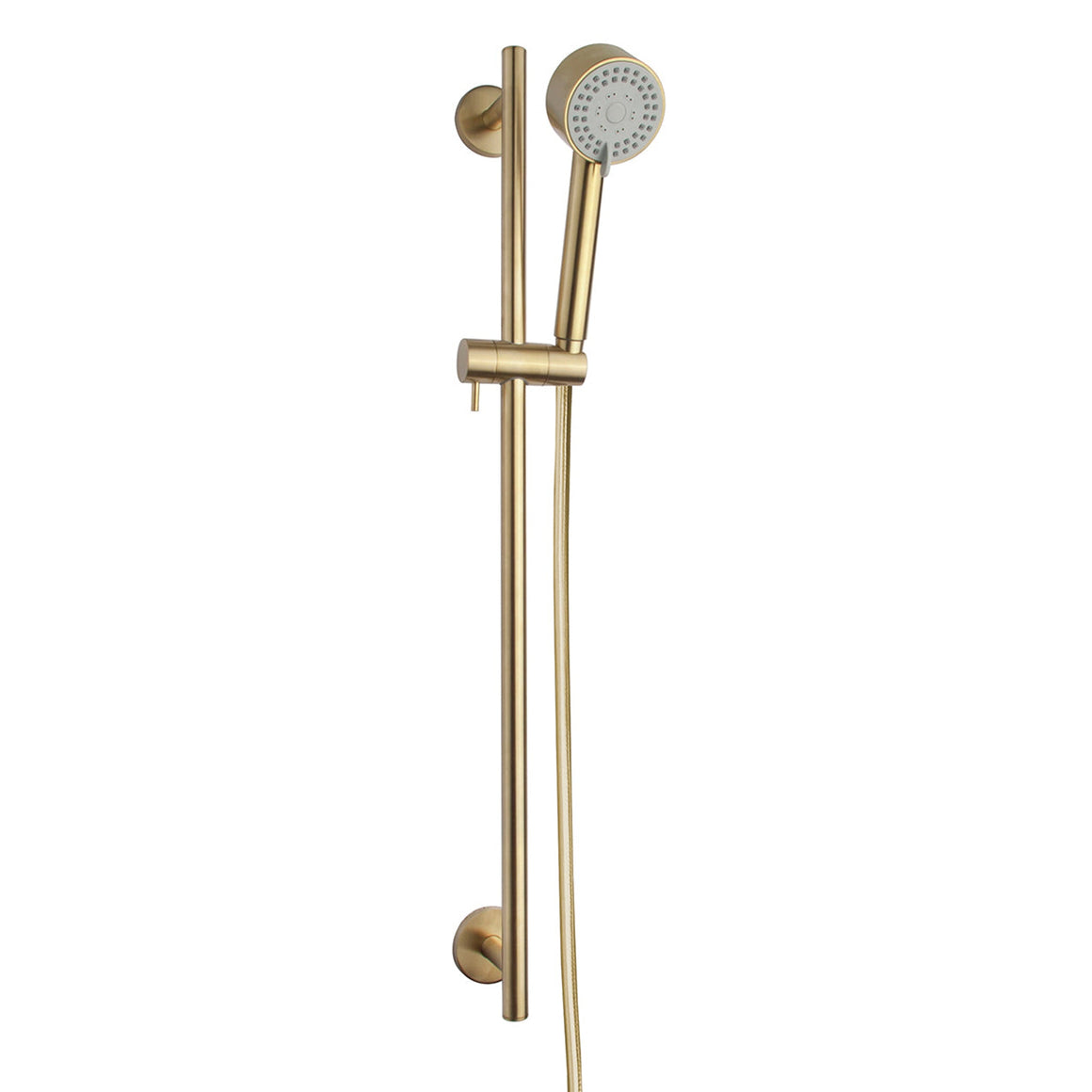Wiesbaden UniMatch Cadans glijstangset Geborsteld messing - productfoto