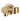Wiesbaden Caral inbouw badthermostaatset met 2 stopkranen, baduitloop en staafhanddouche Geborsteld messing - productfoto
