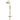 Wiesbaden Caral thermostatische regendoucheset opbouw Geborsteld messing - productfoto