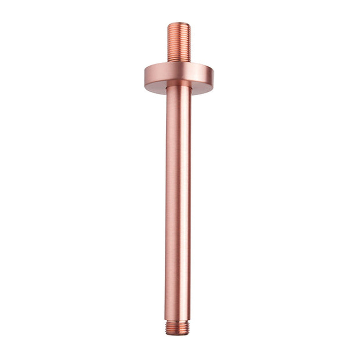 Wiesbaden UniMatch douchearm met plafondbevestiging 20 cm / Geborsteld koper - productfoto