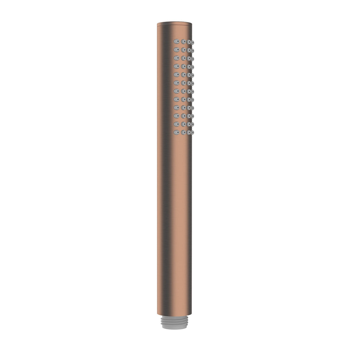 Wiesbaden Caral inbouw regendoucheset thermostatisch 2-weg rechthoekig met Beam hoofddouche, glijstang en staafhanddouche Geborsteld brons koper - productfoto