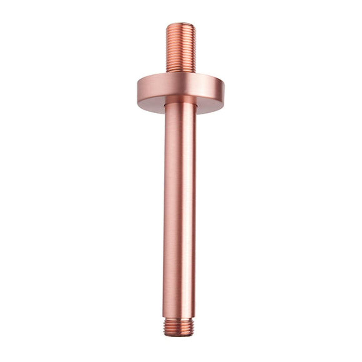 Wiesbaden UniMatch douchearm met plafondbevestiging 15 cm / Geborsteld koper - productfoto